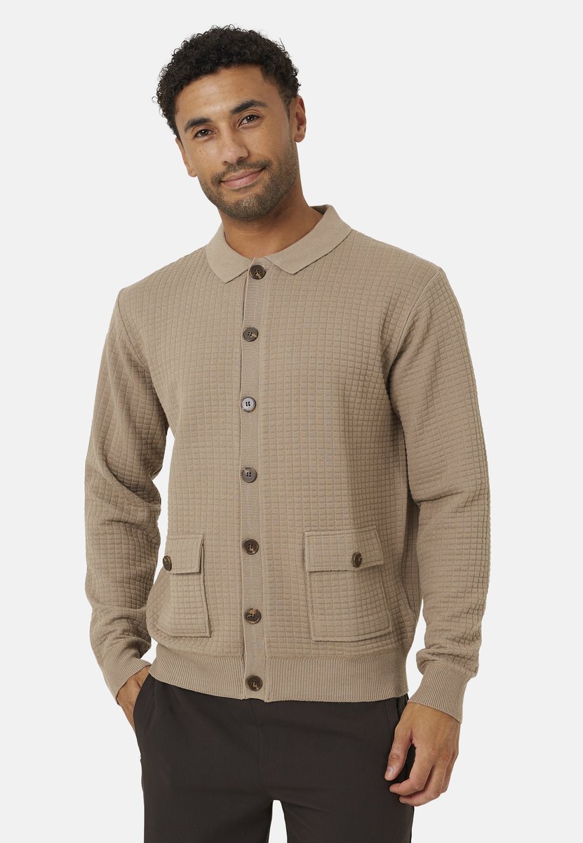 Brave Soul - Outdoorshirt - Polyester - Mannen - Maat M - beige