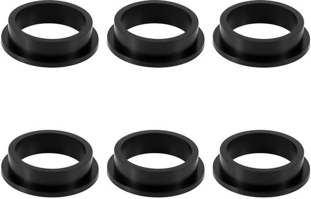 O-ring 6 Stuks - L-vormige Afdichtingsring - Rubber - Vervangingsonderdelen - Duurzaam - Geschikt voor zandfilterpomp - Afdichtring