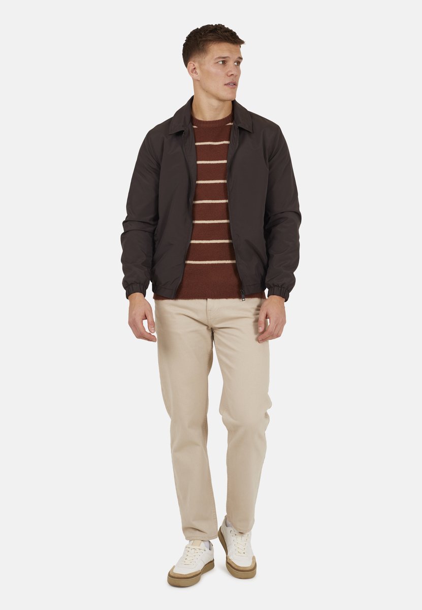Brave Soul - Outdoorjas - Polyamide - Mannen - Maat S - bruin