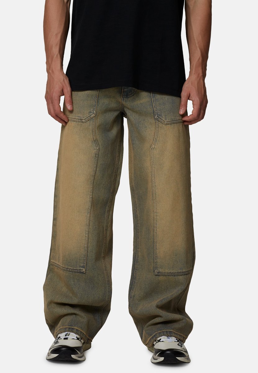 Good For Nothing - Broek - Katoen - Mannen - Maat 34 - blauw