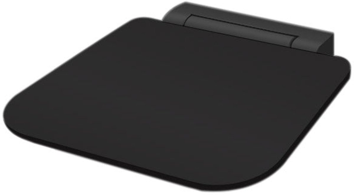 Douchezitting wandbevestiging opklapbaar Sanitado Industry in mat zwart