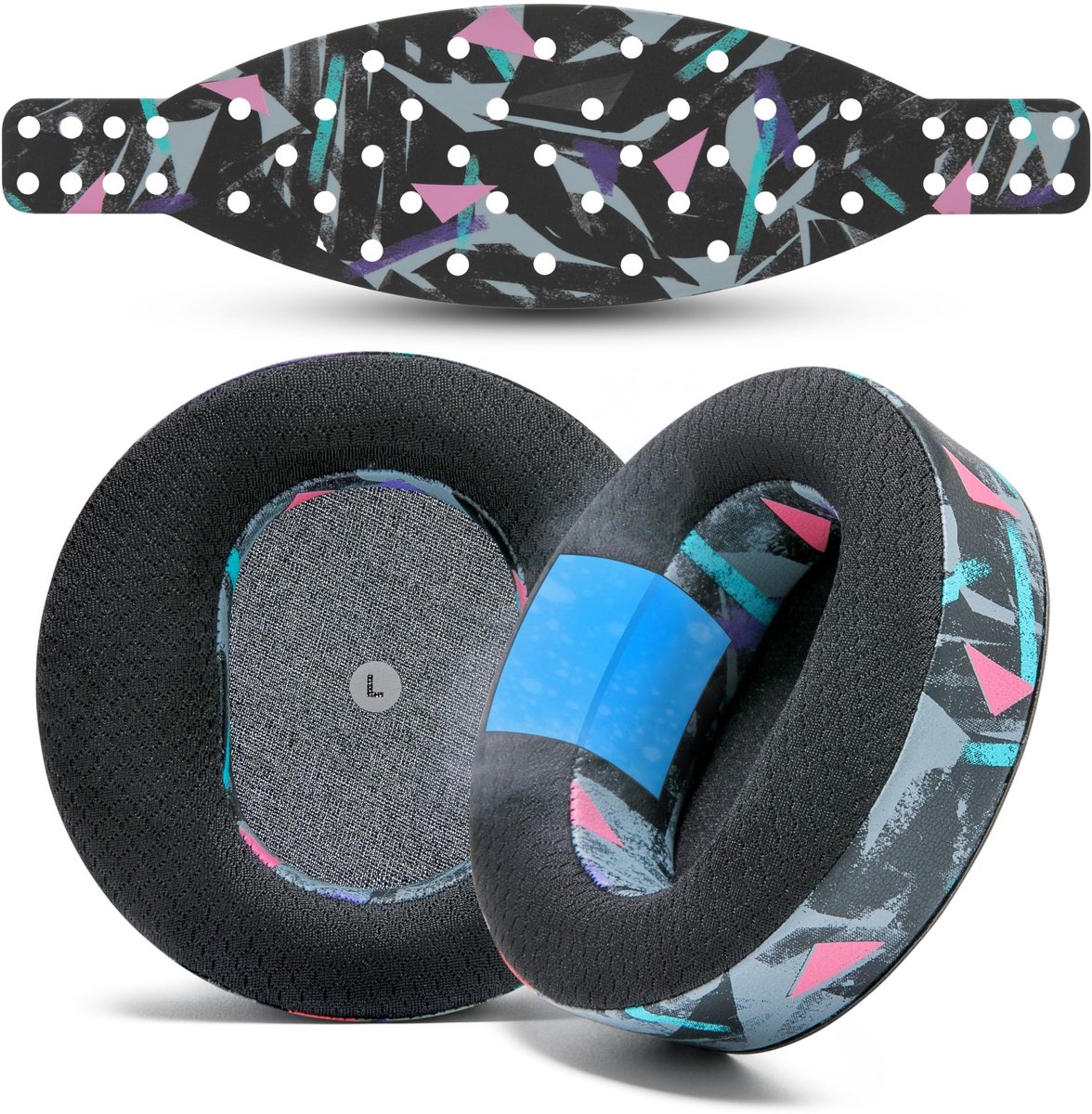 Solidchoice - Cooling Gel Oorkussens en Brede Hoofdband voor Audeze Maxwell