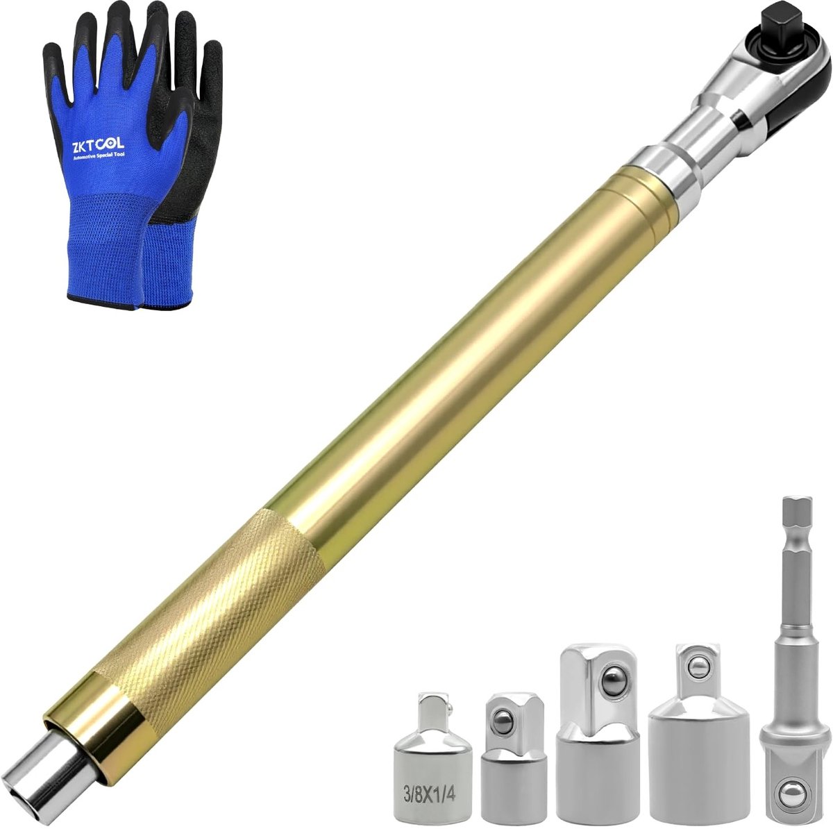 Solidchoice - Heavy Duty Ratchet Extender met Diverse Aansluitingen