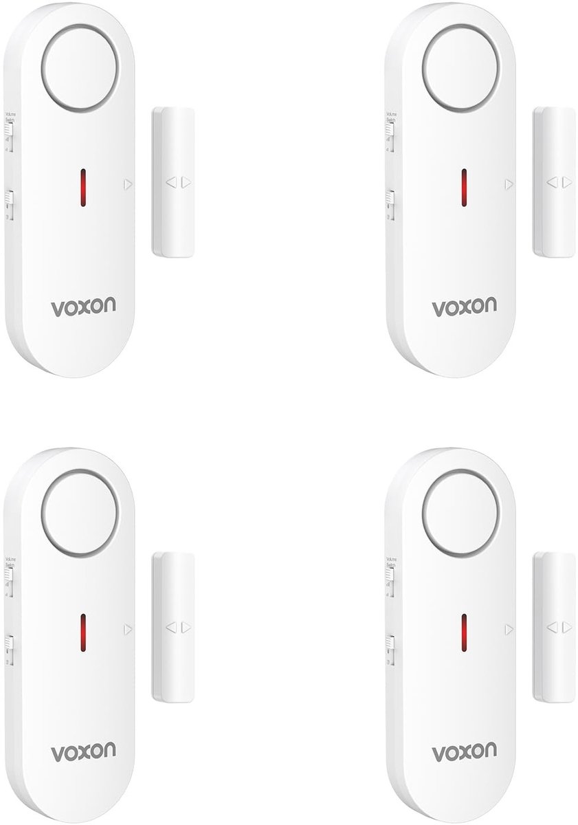 Solidchoice - Draadloos Raam- en Deuralarm Set van 4