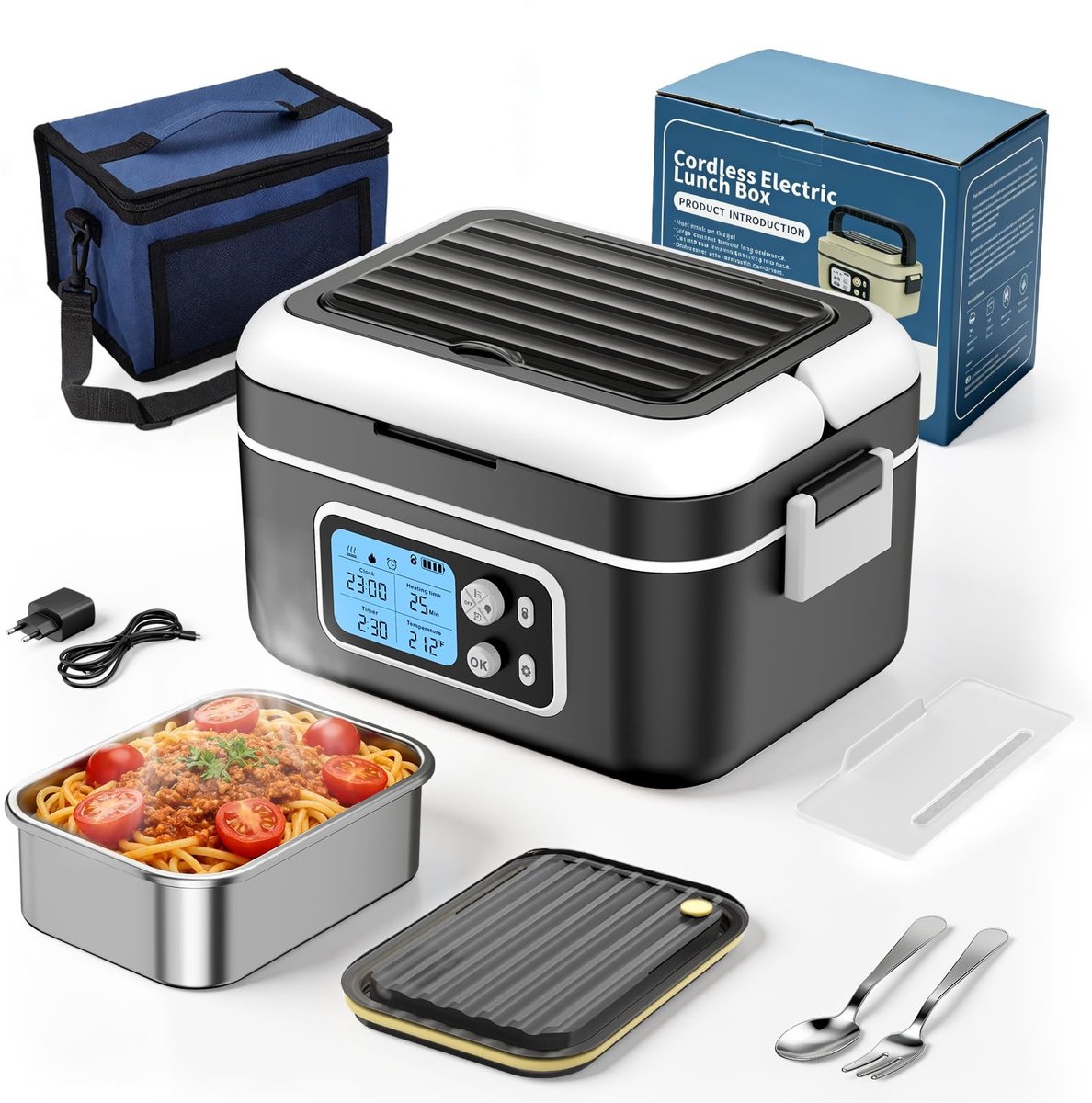 Solidchoice - Verwarmde Lunchbox met 1,5 Liter Inhoud
