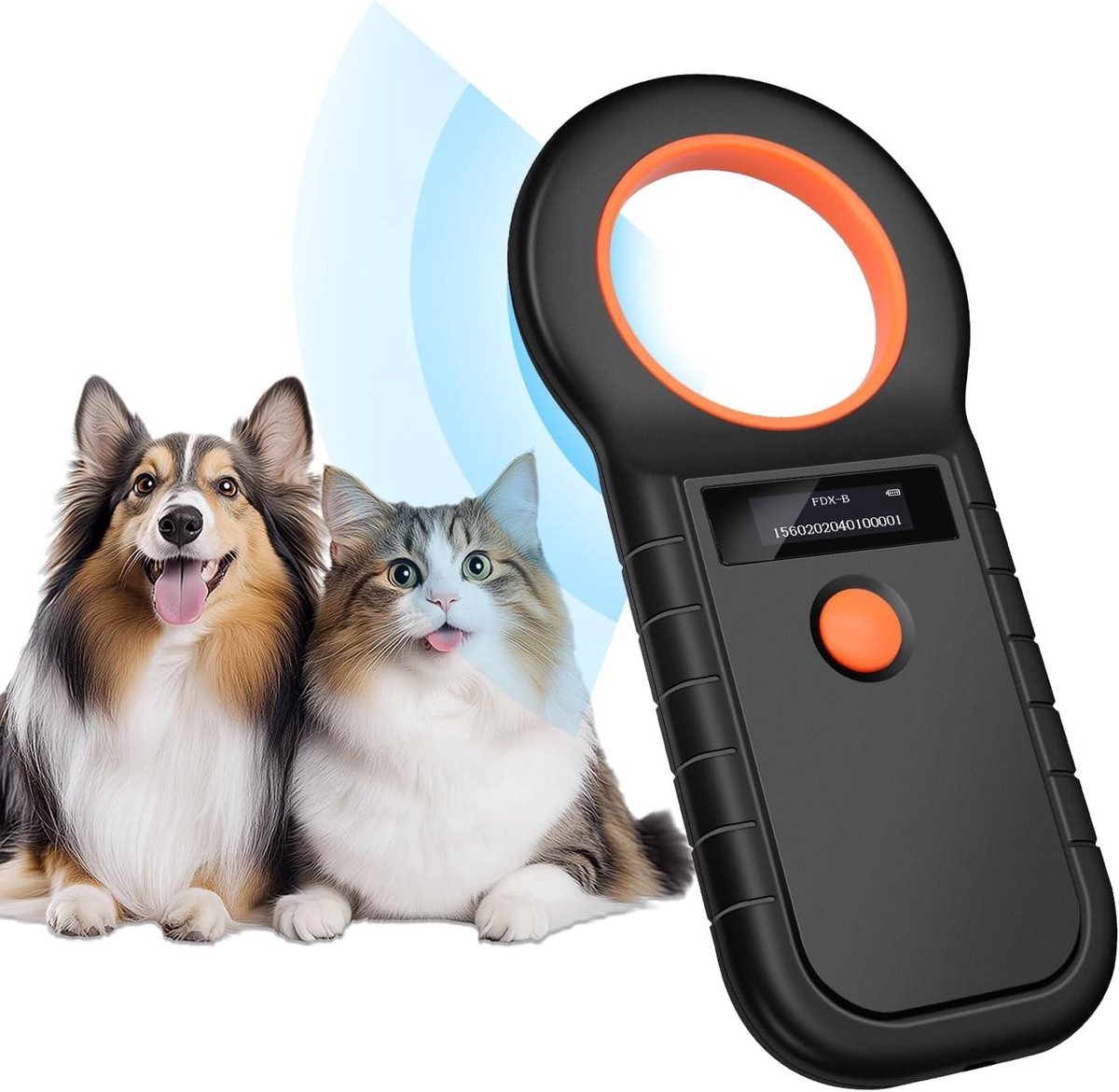 Solidchoice - Oplaadbare Microchipscanner voor Huisdieren met OLED-display