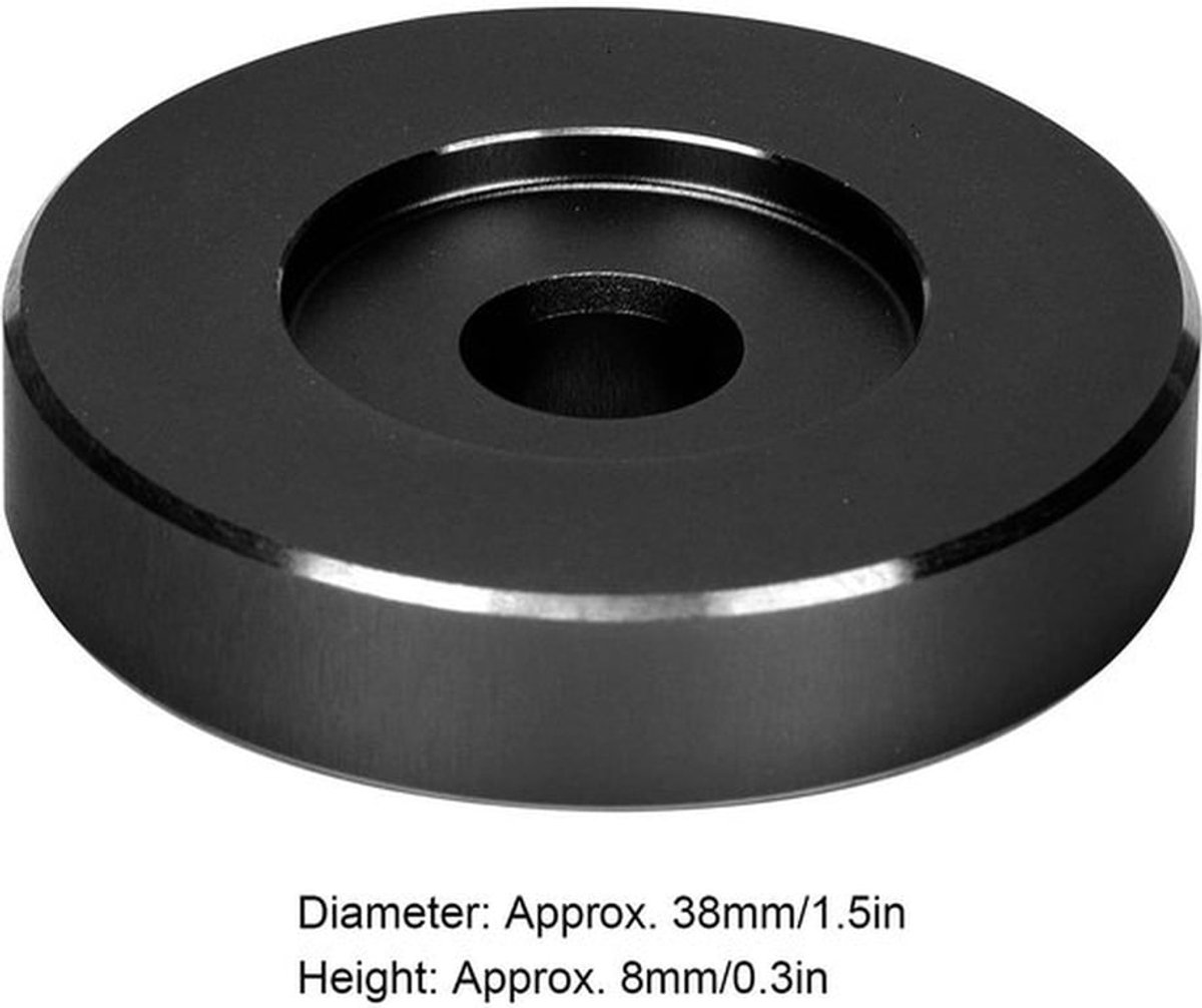 Gramophone Record Adapter - Stabiliteitsadapter - Voor 45 RPM platen - Geschikt voor grote platen - Verbetert geluidskwaliteit - Eenvoudi...