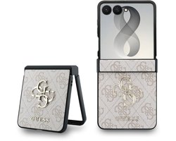 Guess hoesje - Geschikt voor Samsung Galaxy Z Flip8 - 4G-design - Roze