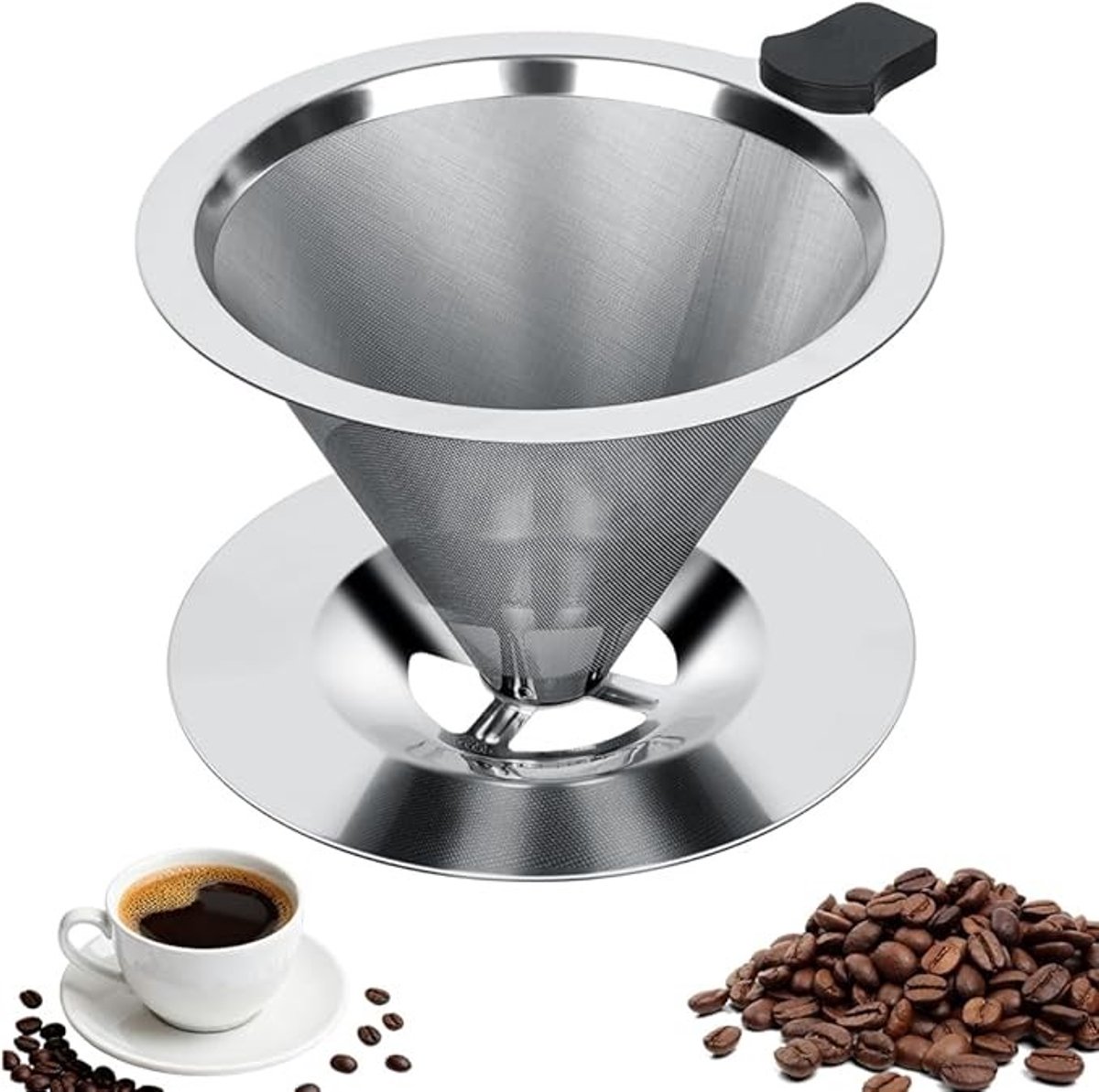 Herbruikbaar RVS Koffiefilter voor Filterkoffie