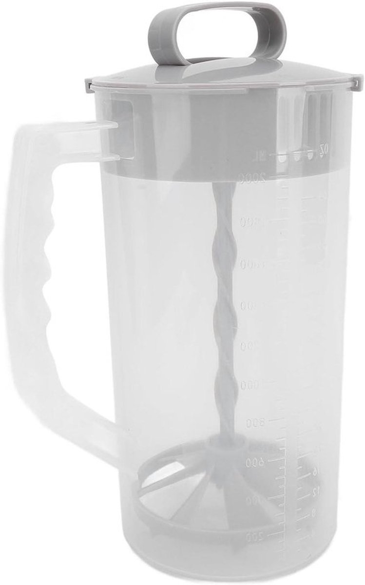 Babyvoeding Mengkan 2000 ml met Deksel - Formulemixer voor Borstvoeding - Melkopslagkan voor Koelkast