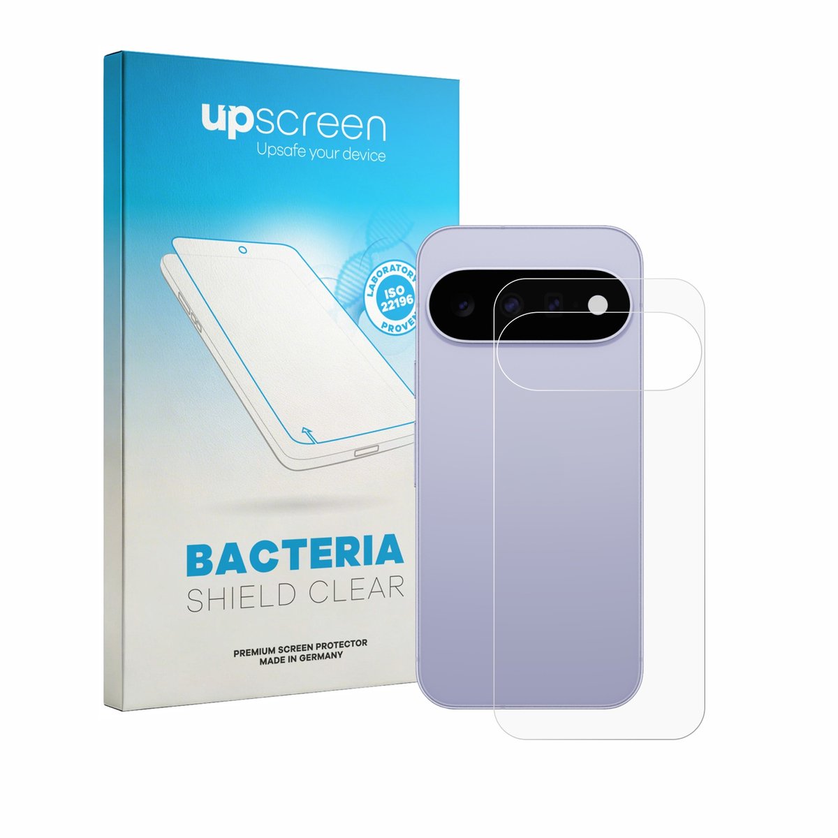 upscreen - Screenprotector voor Google Pixel 11 (Achterkant) - Folie Beschermfolie transparant antibacterieel
