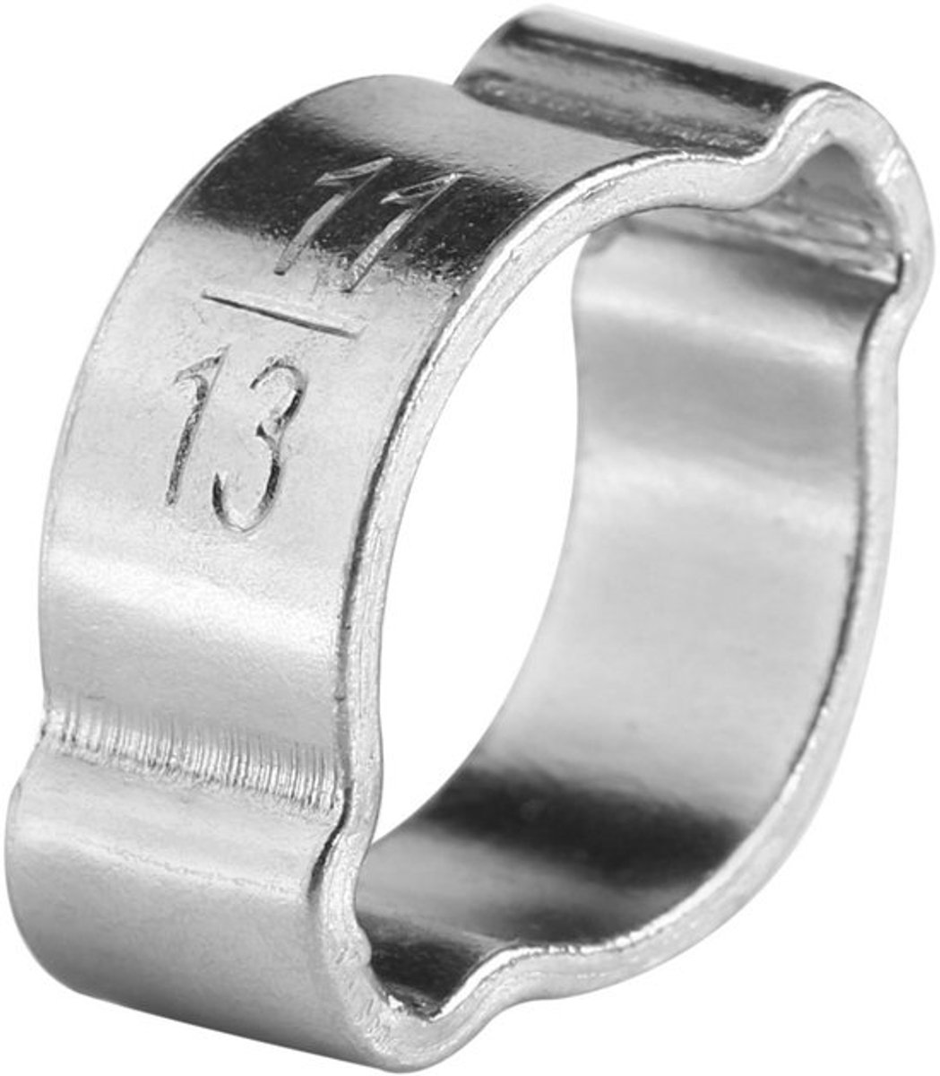 Slangklemmen 10 Stuks - Verstelbaar - Roestvrij Staal - Slangklemtang - Slangklemmen Assortiment - Voor Industrieel Gebruik - Slangklem