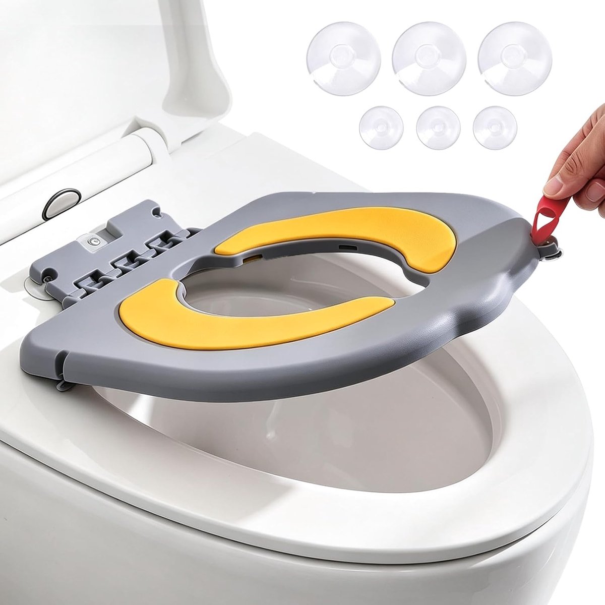 Ryoudavell - reis toiletverkleiner, draagbare kindertoiletring - ophangbare potyzitting - kind toiletzitting - Kindertoiletbril Urinoirs voor Kind/Peuter van 2 tot 7 jaar