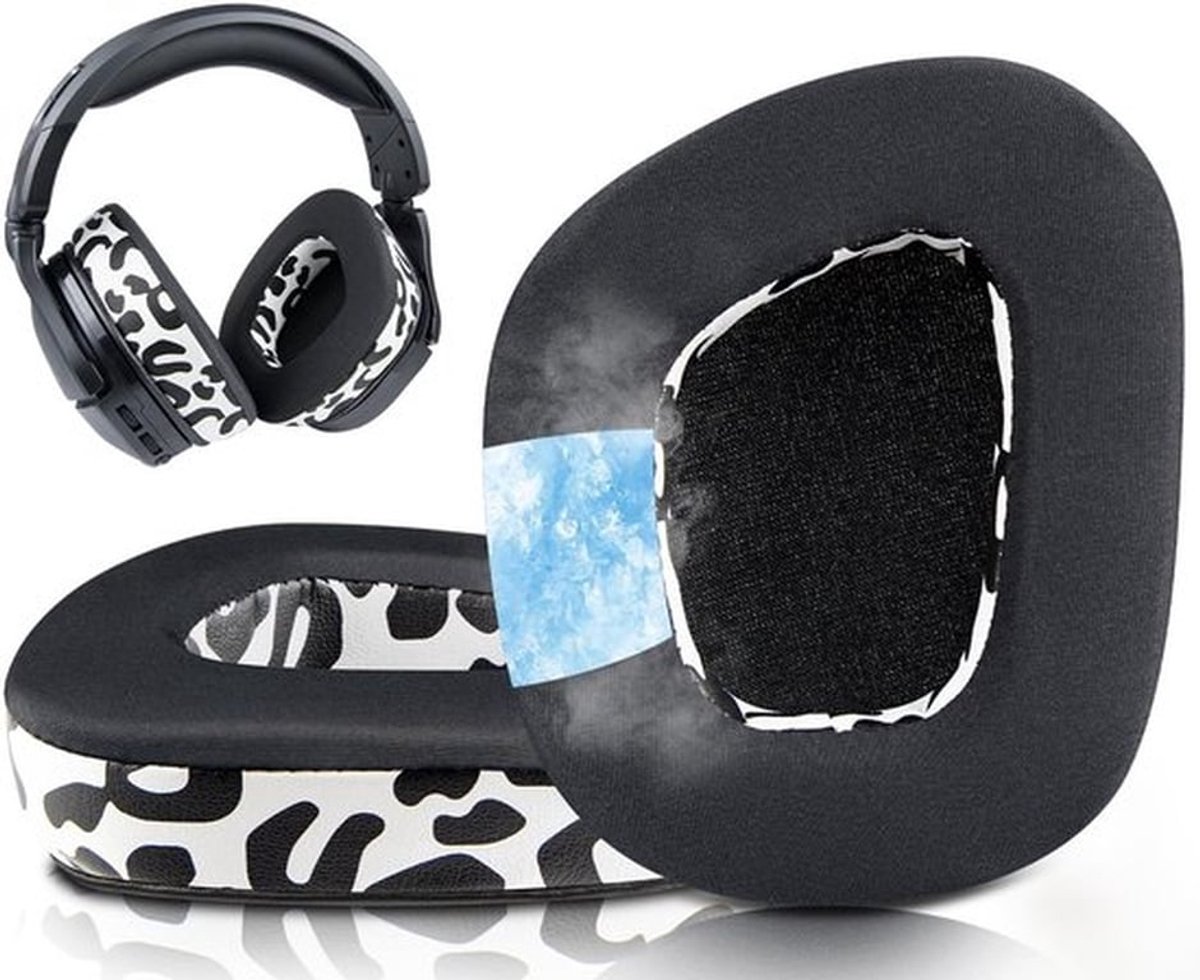 SOULWIT verkoelende gel oorkussens vervangen voor Turtle Beach Stealth 600 Gen 2 USB/MAX, 600 Gen3 PC/PS/XB, 500 XB draadloze headset, earpads cushions met geluidsisolerend schuim