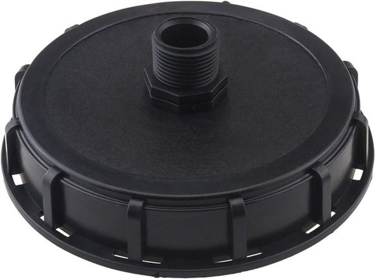 - IBC geventileerd deksel - Adapter Connector - Voor IBC Ton Emmer - 165mm Dia - 32mm Grof Buitendraad - Vaten Fitting Onderdelen - Geschikt voor Plastic IBC Tank - Wit