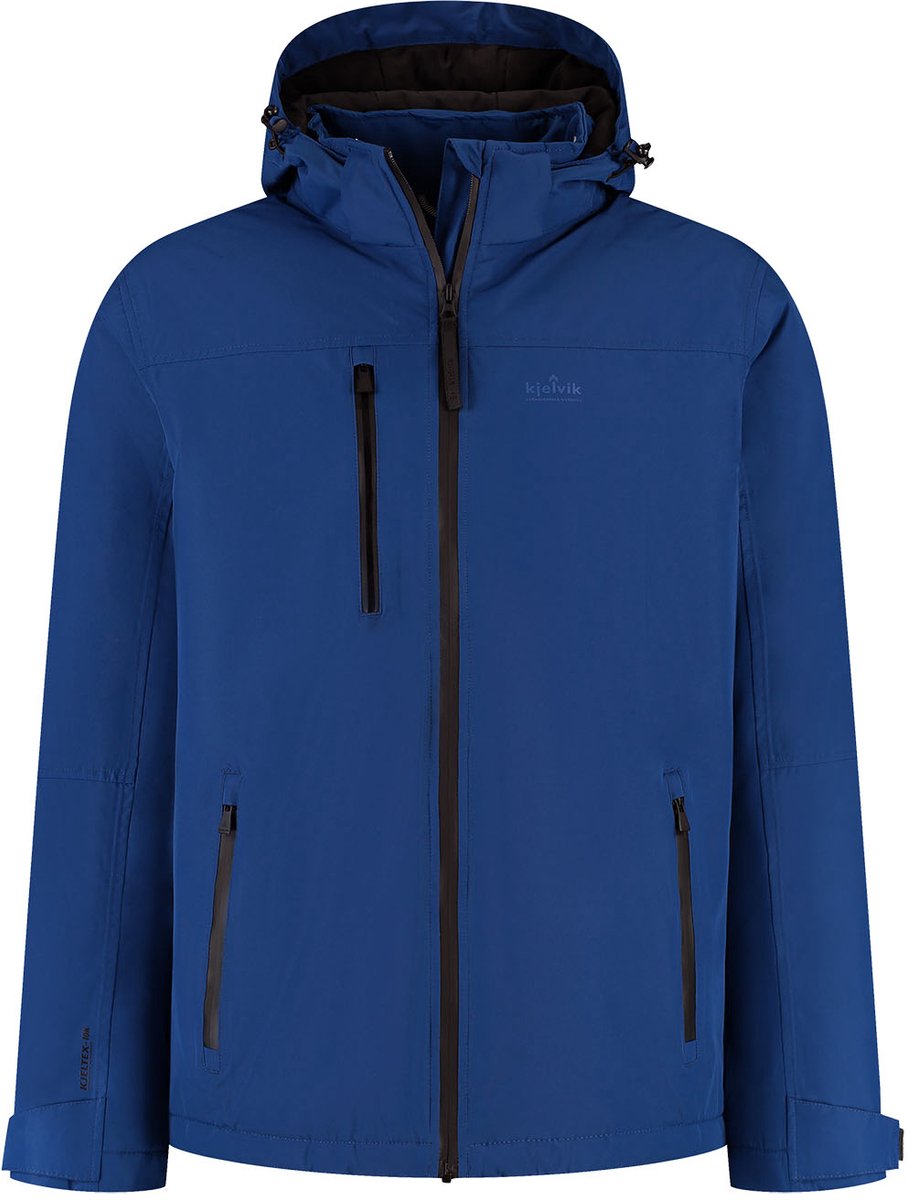 Kjelvik Lemmy Heren Outdoorjas - Licht Blauw