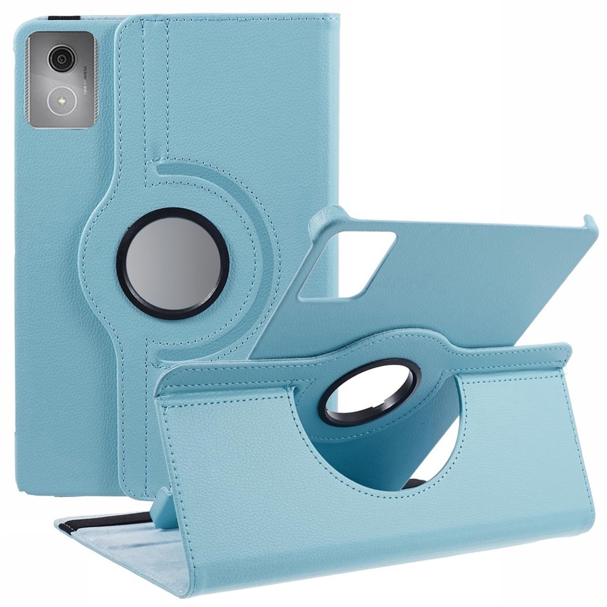Coverup Tablethoes geschikt voor Lenovo Idea Tab 11 Hoesje - 360° Rotating Book Case - Lichtblauw