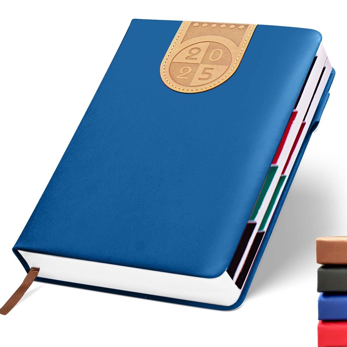 Solidchoice - A5 Planner 2025 van Hoogwaardige Leer