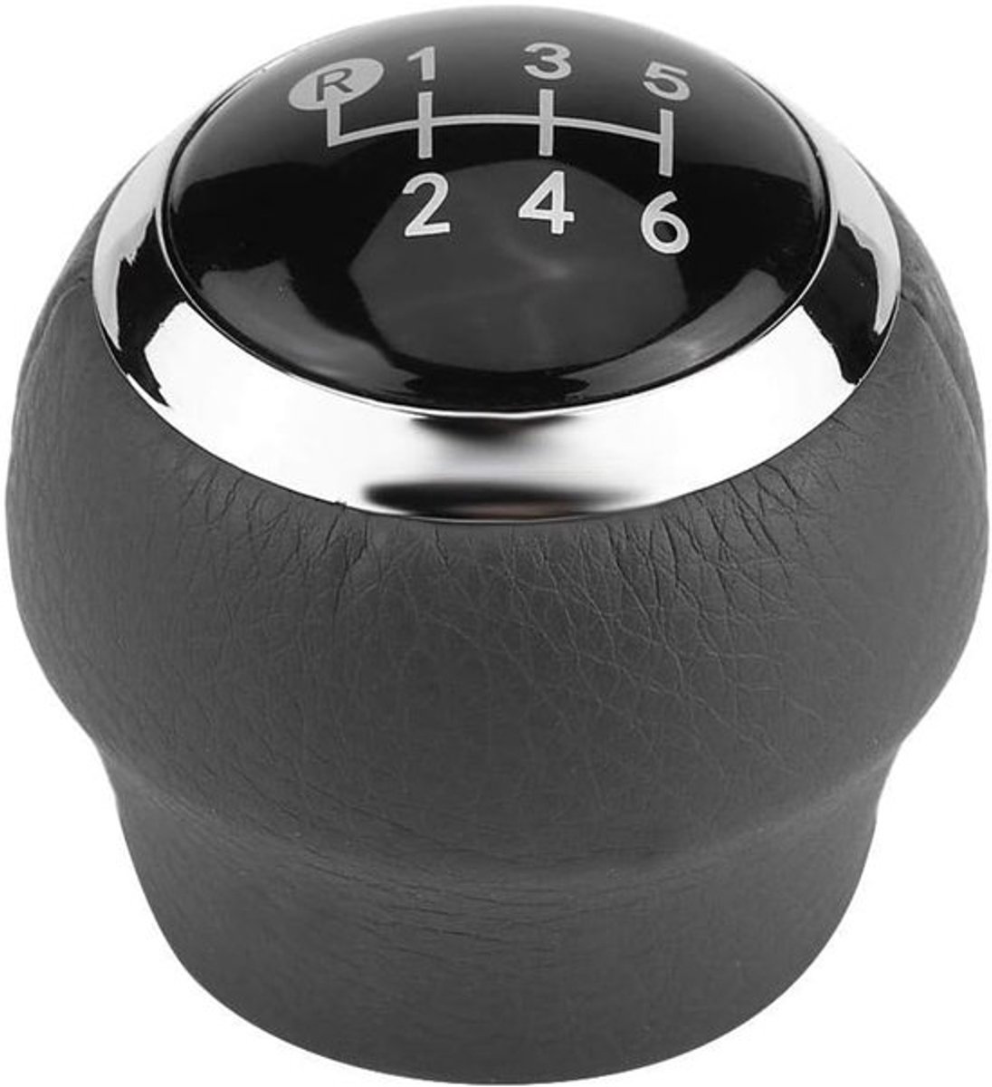 Schakelpookknop - 6 versnellingen - zwart - schakelhendel - vervangingsonderdeel - versnellingskoppen - schakelaccessoires