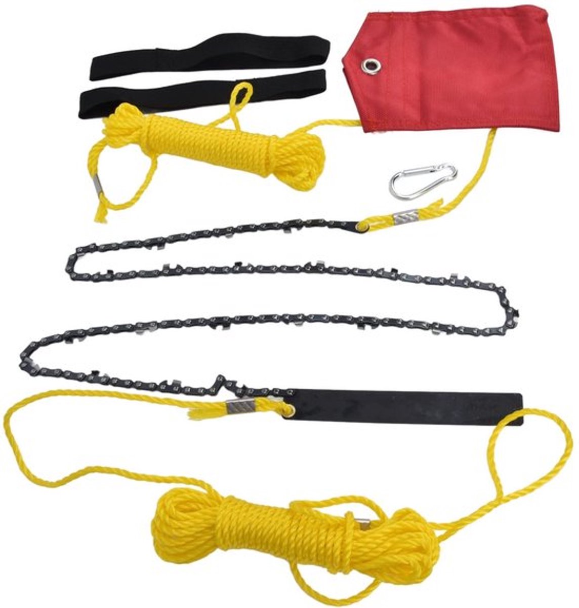 Handkettingzaag 48 Inch - Opvouwbare Zakkettingzaag - Snoeien van Bomen - 63 Scherpe Tanden - Voor Outdooravonturen - Lichtgewicht - Zaag