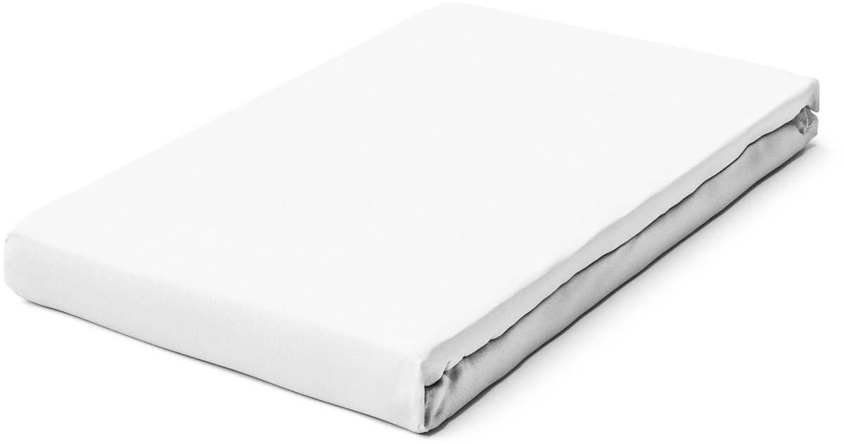 schlafgut Pure Jersey Topper Hoeslaken L - 140x200 - 160x220 181 Off-White