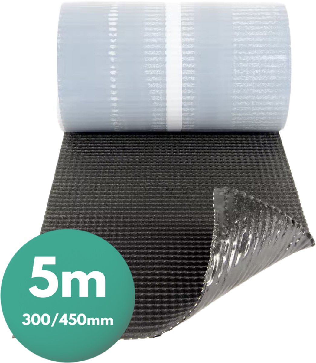 SILISTO GRID Zelfklevende Loodvervanger Antraciet 45 cm x 5 m – Voor dak en wand