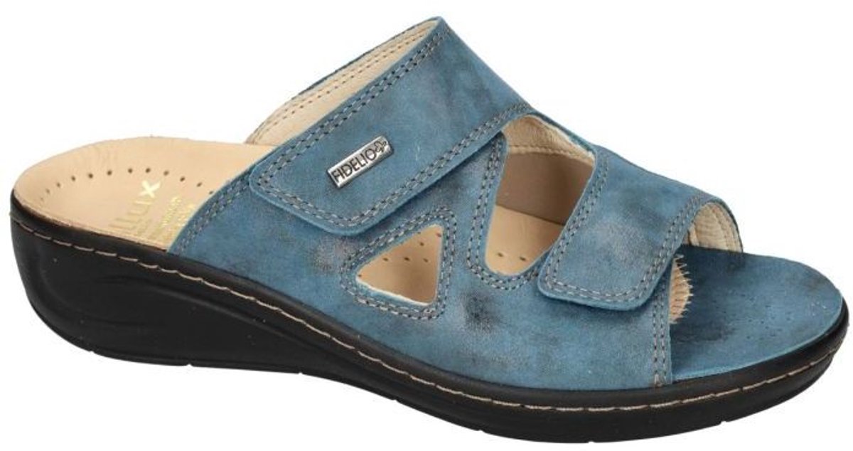 Fidelio Hallux -Dames - blauw licht - slippers & muiltjes - maat 37