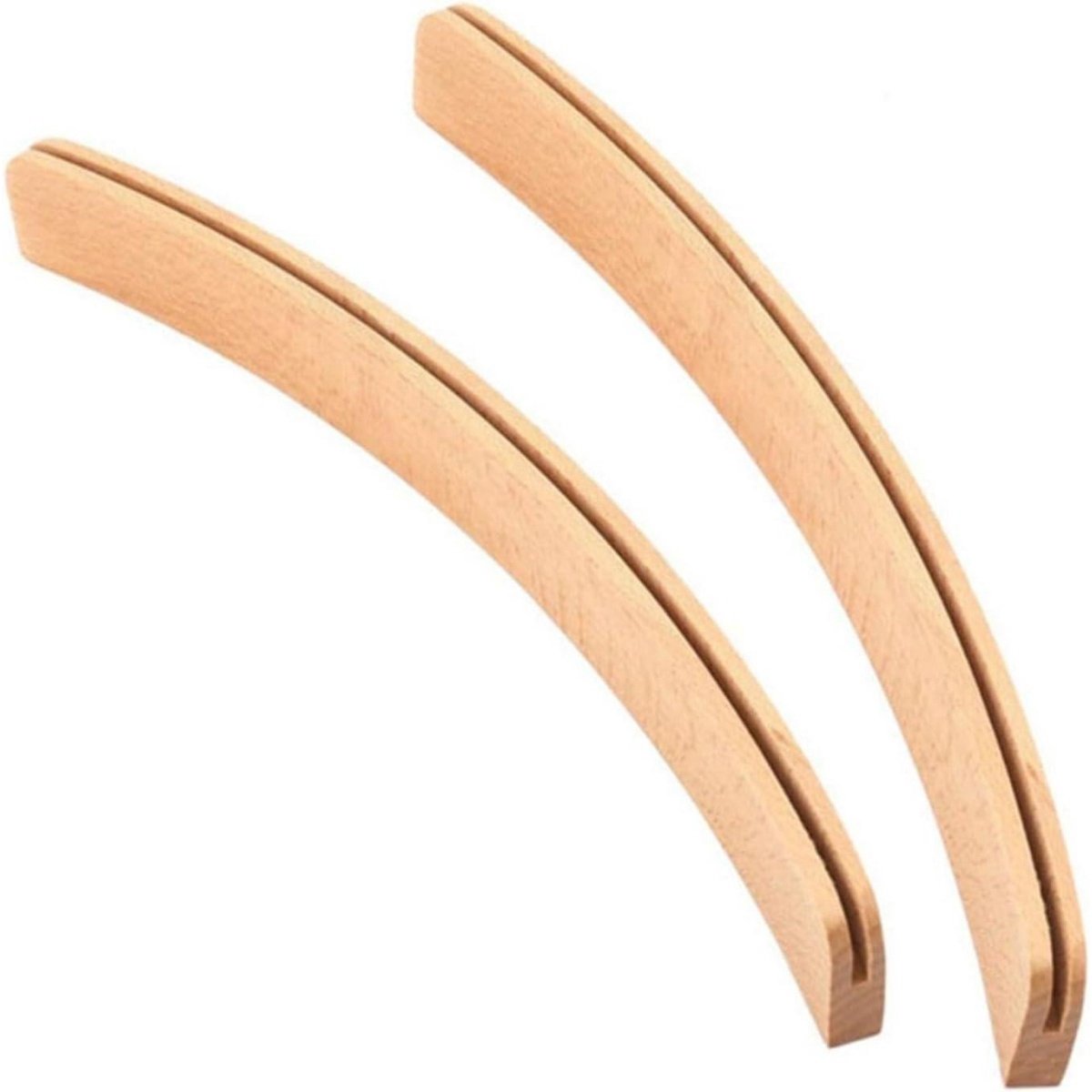 GELLDG 2 Stuks Speelkaarthouders - Houten Kaartenhouder Set - 33x3,5x1cm - Geschikt voor Canasta Poker Bridge - Duurzaam Houten Design - Praktisch Accessoire voor Kinderen Volwassenen Senioren