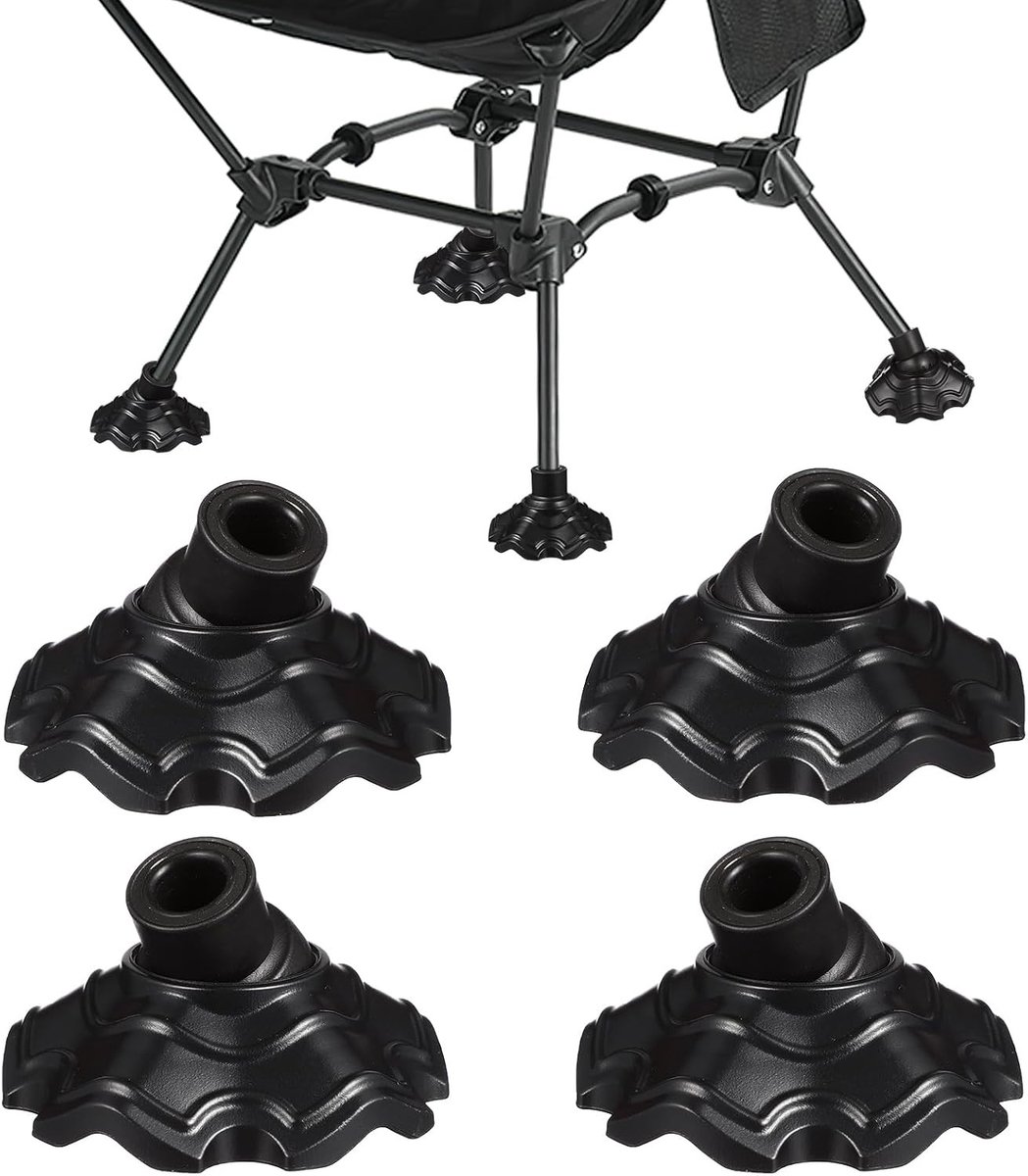 Stoelpootbeschermers - Zwart - 15 mm - Rubberen Vloerbeschermers voor Tuinmeubelen en Binnenmeubelen