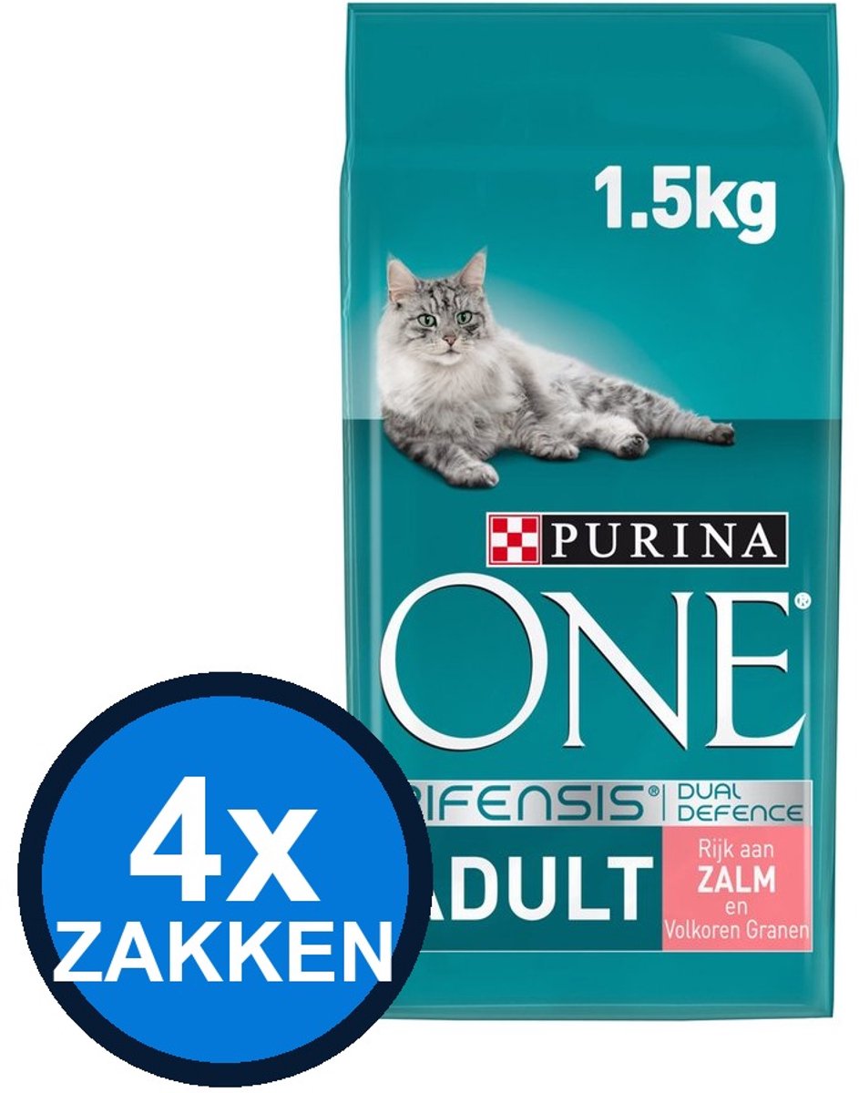 Purina One Purina One - Adult Zalm&Verse Groenten - Kattenvoer Droogvoer - 1.5 kg