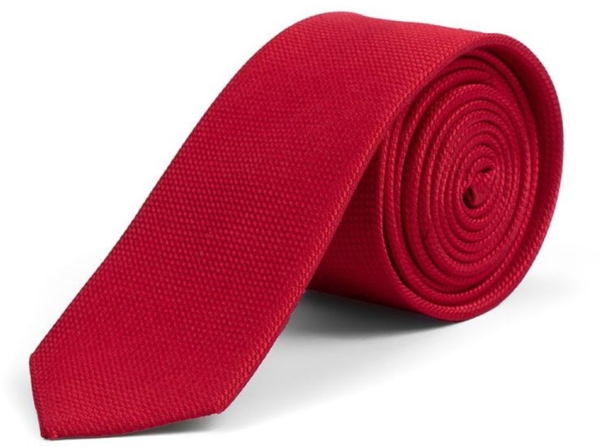 Kinderstropdas zijde rood