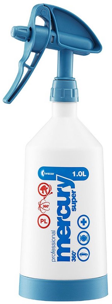 Kwazar Mercury Super 360 Pro+ Blauwe Sprayer - 1 liter van Kwazar — afbeelding 2