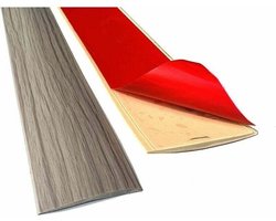 Tegel-Self-adhesive vinyl transition strips, threshold strips, floor fixing strips, 200 x 5 cm, flat compensation strips suitable for gaps between carpets and wooden floors.