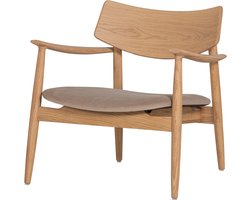 WOOOD Bask Fauteuil - Eikenhout - Naturel - 72x69x70