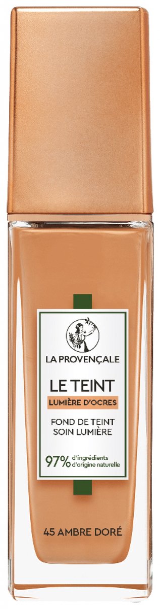 La Provençale Bio Le Fond de Teint Lumière 30 ml (Tint : 45 Gouden amber)
