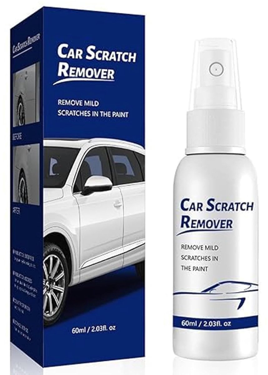 Thijox - Krasverwijderaar Auto, Diepe Krassen Reparatiespray, Autos Krasverwijderingsspray 60ml, Autolak Krasverwijderingsmiddel, Auto Onderhoud, Auto
