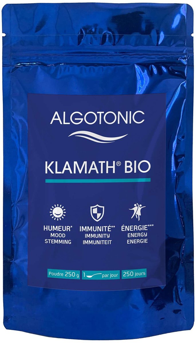 100% Pure Organisch Klamath Poeder - 250g - 250 Dagen Kuur - Natuurlijke Ingrediënten