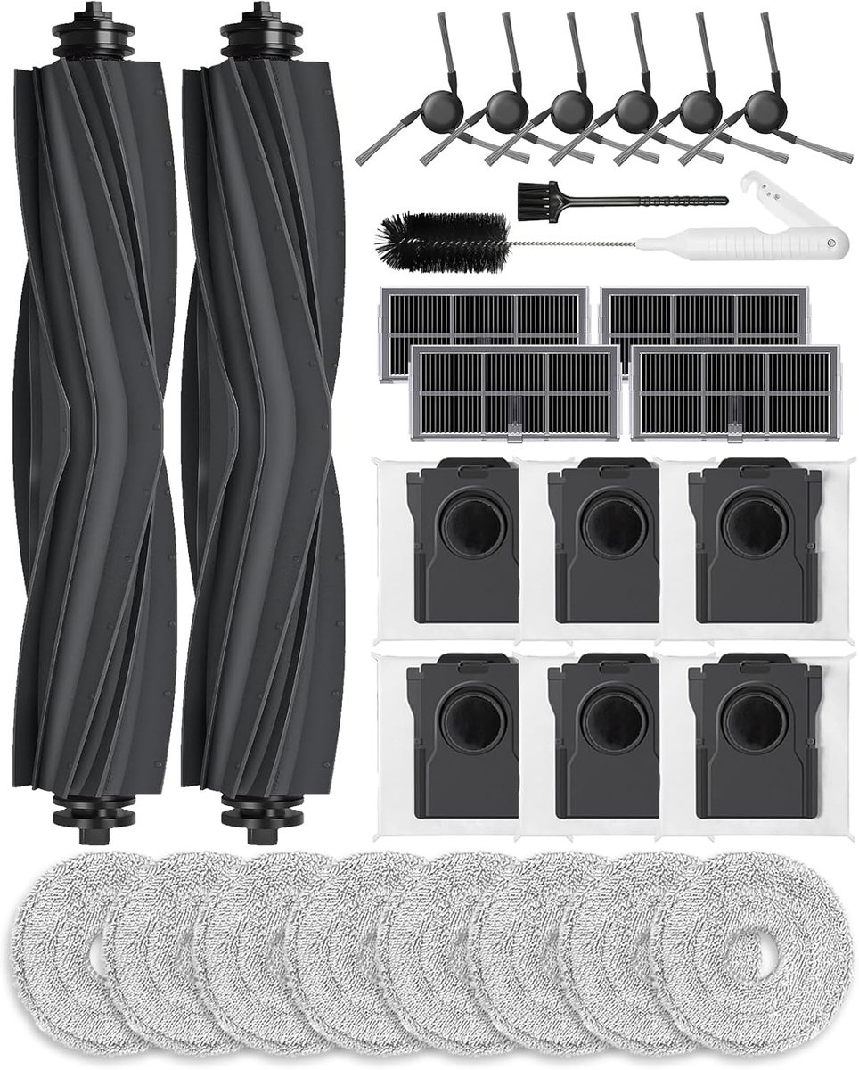 Accessoireset voor Mova E40 Ultra/E50 Pro Ultra - 28 stuks - Inclusief borstels en filters - ShopVlot