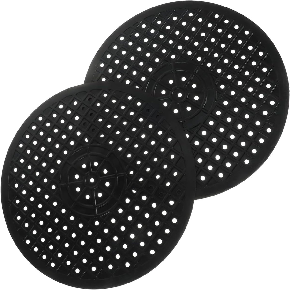 Afvoer placemat 2 stuks - RVS en siliconen - Snelle afvoer en eenvoudig op te bergen - ShopVlot