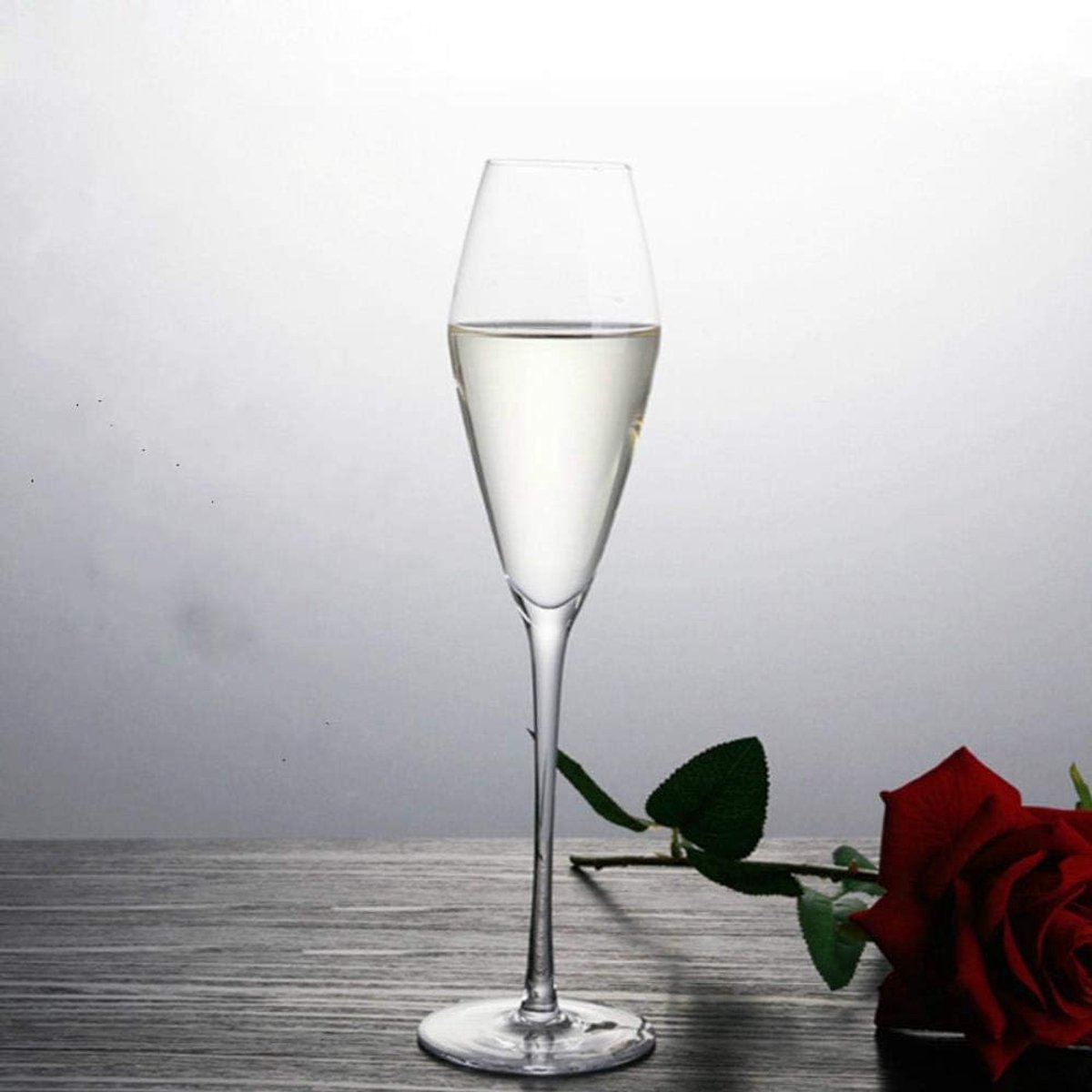 Champagne Glas Wijnglas Beker Cocktailglas Loodvrij glas Familiefeest Drinkware Beker, helder