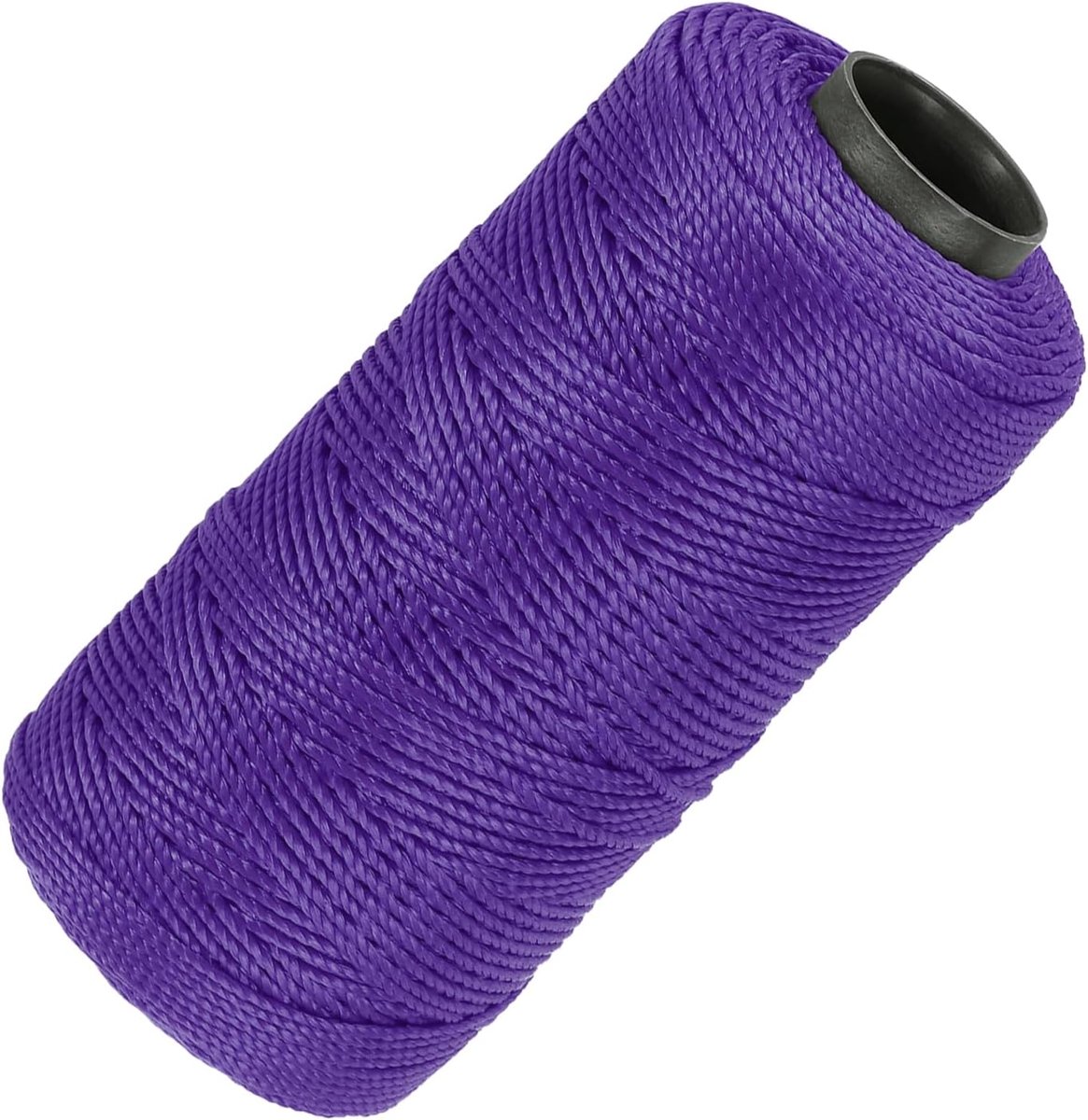 Nylon koord, 3 strengen, gedraaid metselkoord, 3 strengen, 3 mm x 218 m, nylon koord voor doe-het-zelfprojecten, doe-het-zelven, tuinieren, cadeauverpakkingen, kerstfeestaccessoires, paars