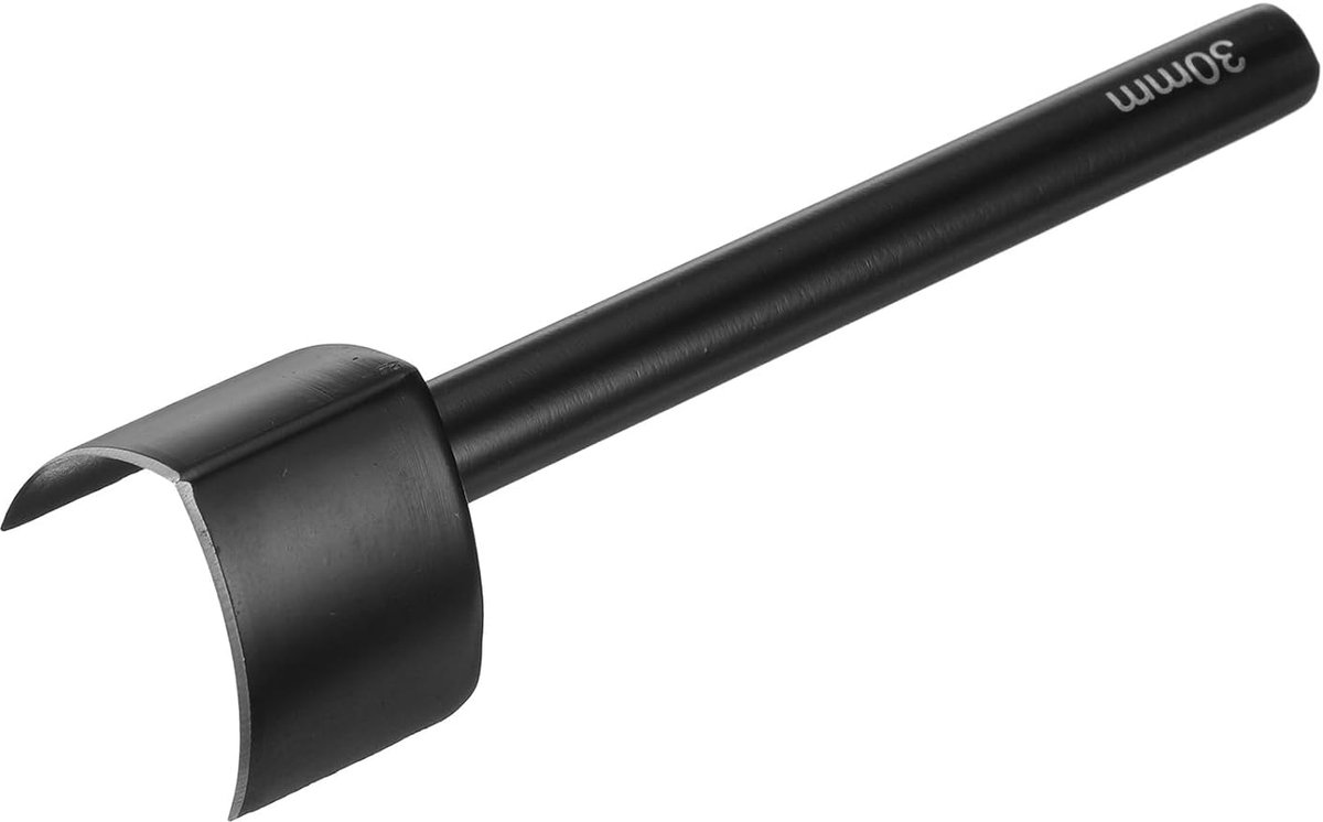Lederen stans V-vorm, 30 mm, lederen snijder, riemsnijder, stansgereedschap in V-vorm van koolstofstaal voor het maken van riemen, portemonnees en tassen