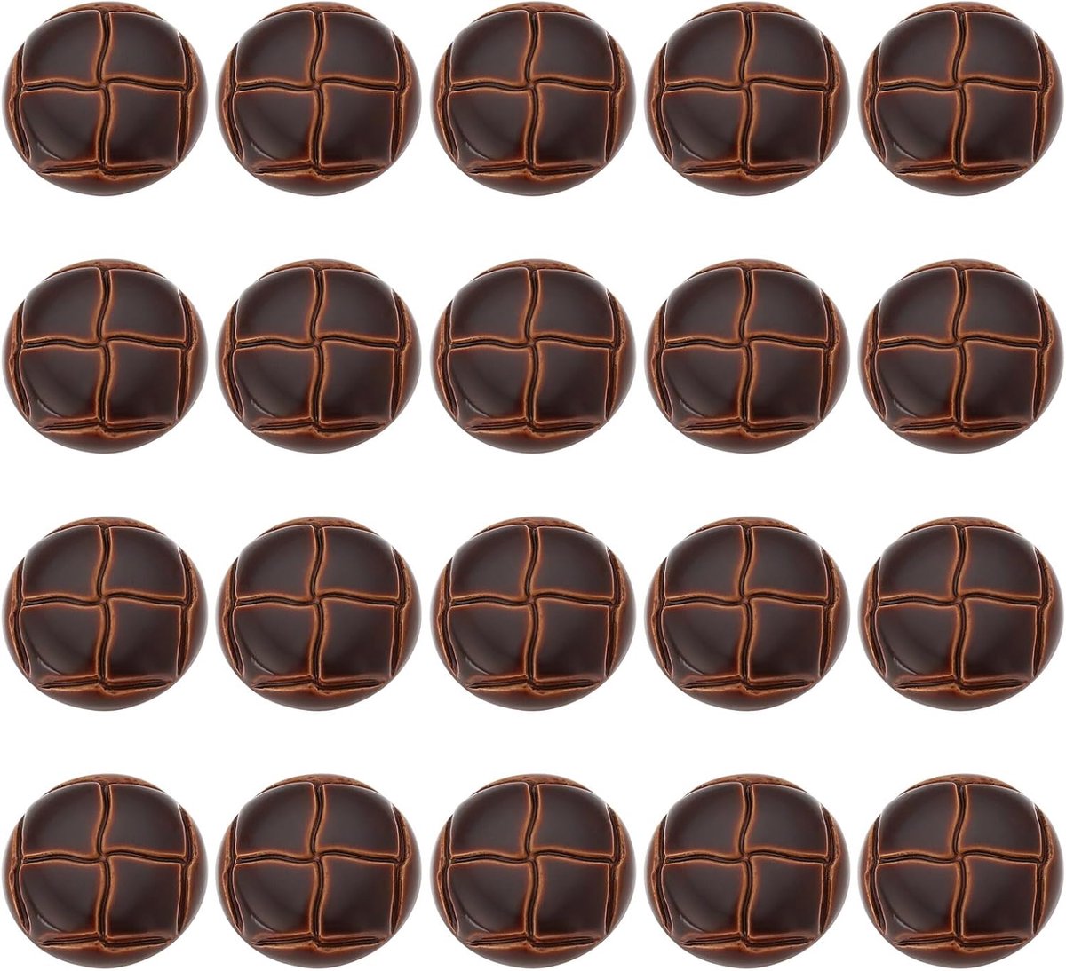 Knopen, Voetbal Patroon Imitatie Lederen Plastic Blazer Knop Vintage Schacht Knoppen voor Blazer, Pakken, Sport Coat, Uniform, Jas