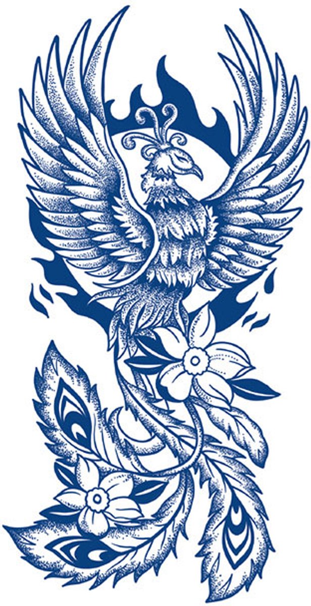 Tijdelijke tattoo Blooming Rebirth 2 weken