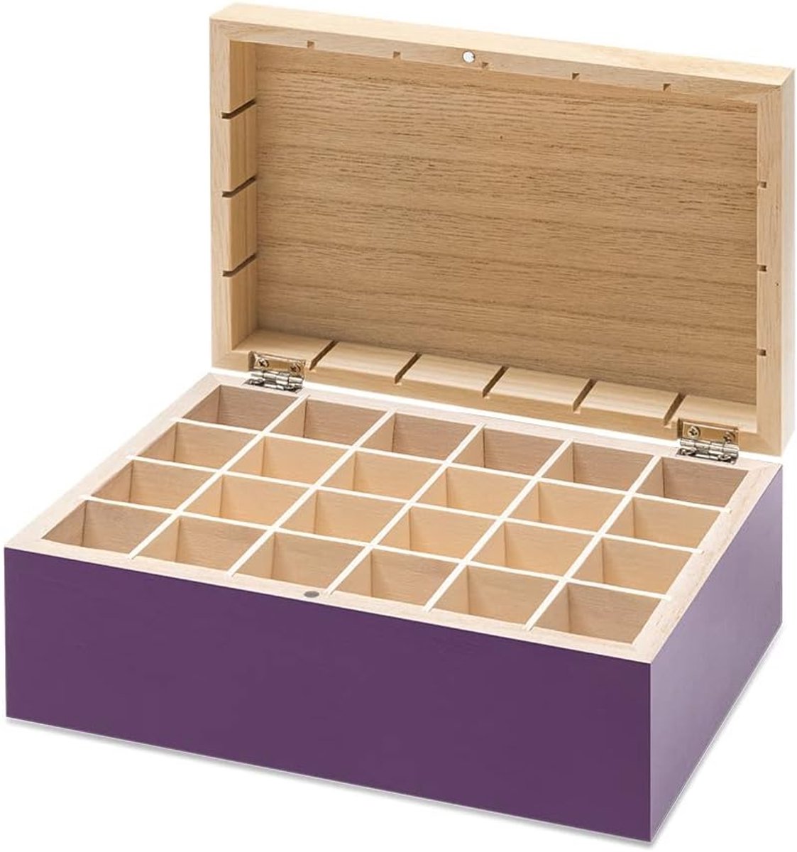 Oliehouder voor 24 oliën - Compact formaat - Voor 5ml en 10ml flessen - Ideaal voor opslag - ShopVlot