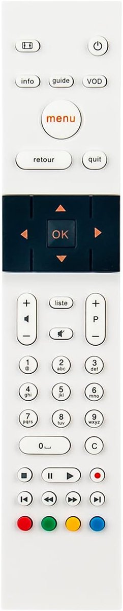 Afstandsbediening voor Orange TV Decoder - Geschikt voor verschillende modellen - Eenvoudig in gebruik - ShopVlot