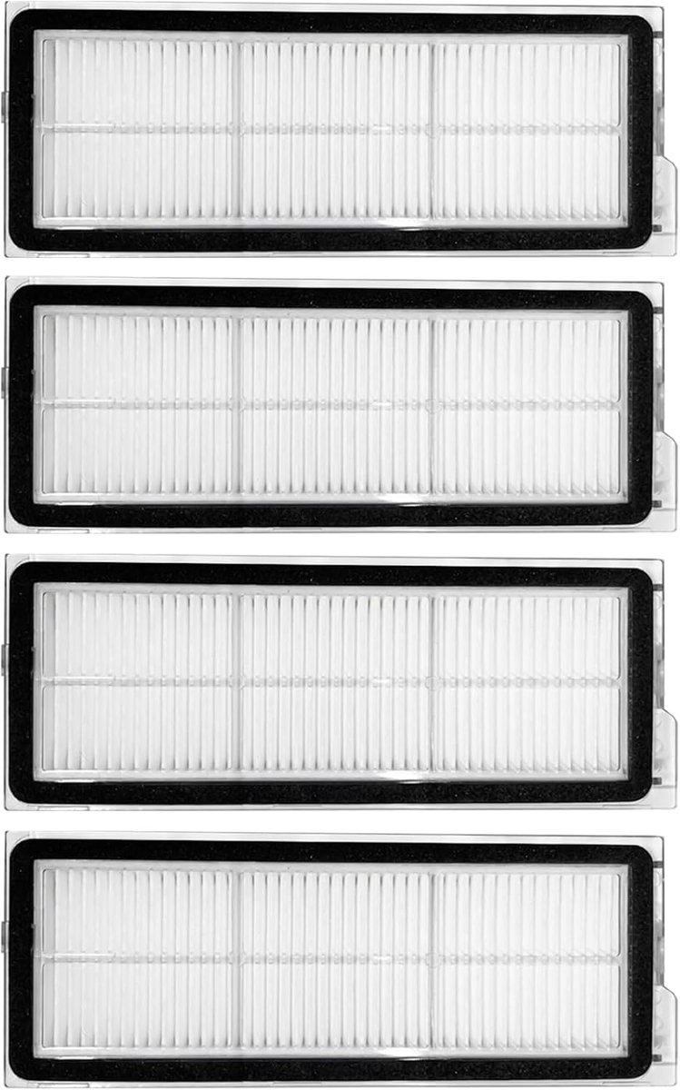 HEPA filter voor robotstofzuiger - vervangingsfilter - set van 4 - efficiënte stof- en allergiefiltering - ShopVlot