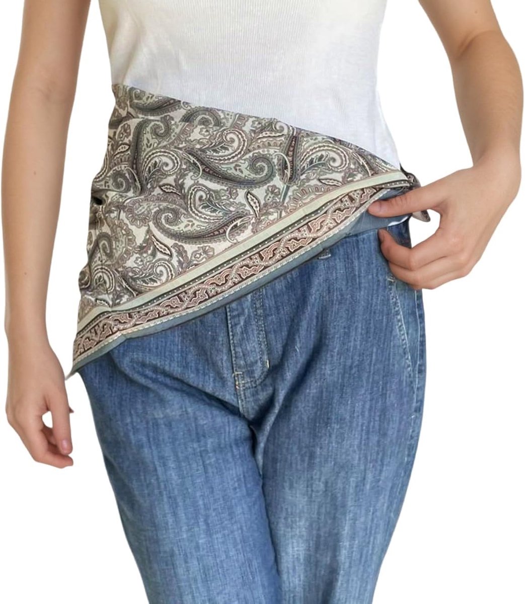Zijde Katoen Sjaal 65/65 cm - Unisex - Lente/Zomer - Elegante halsaccessoire - ShopVlot