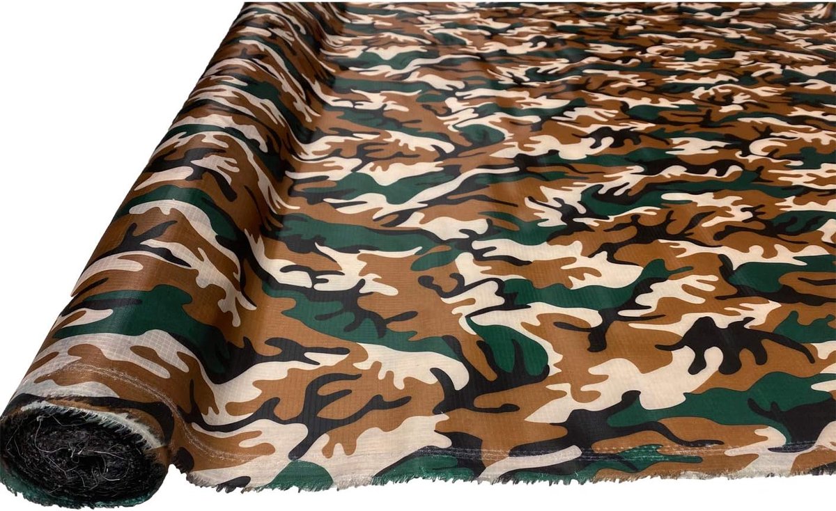 Ripstop stof 150 cm - camouflage - waterproof - ideaal voor kleding - ShopVlot