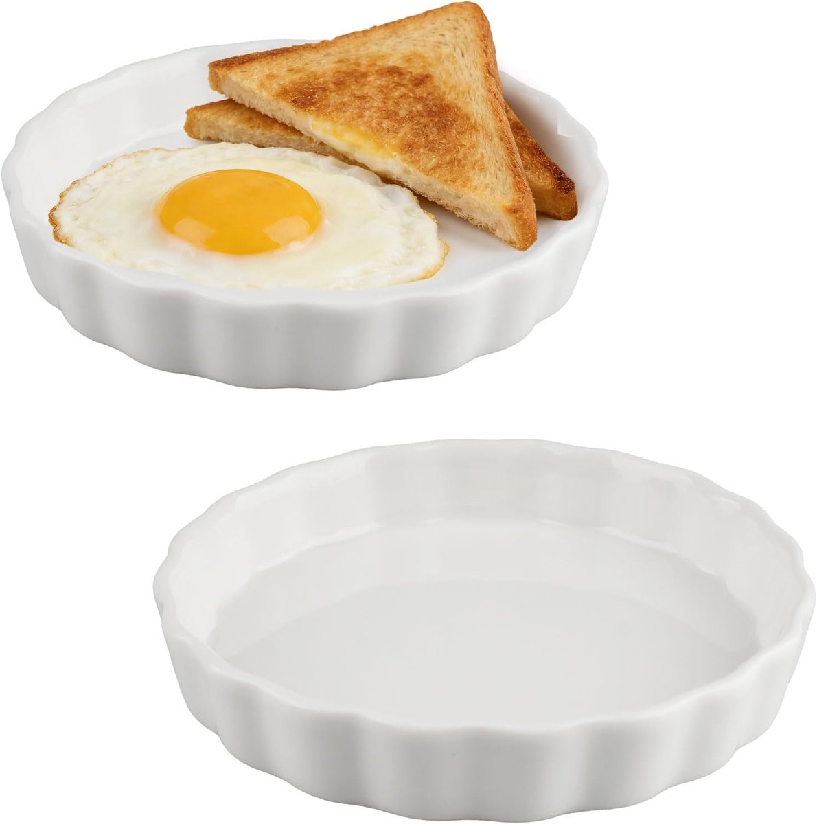 Quichevorm 15 cm - Keramisch - Antiaanbaklaag - Perfect voor taarten en muffins - ShopVlot